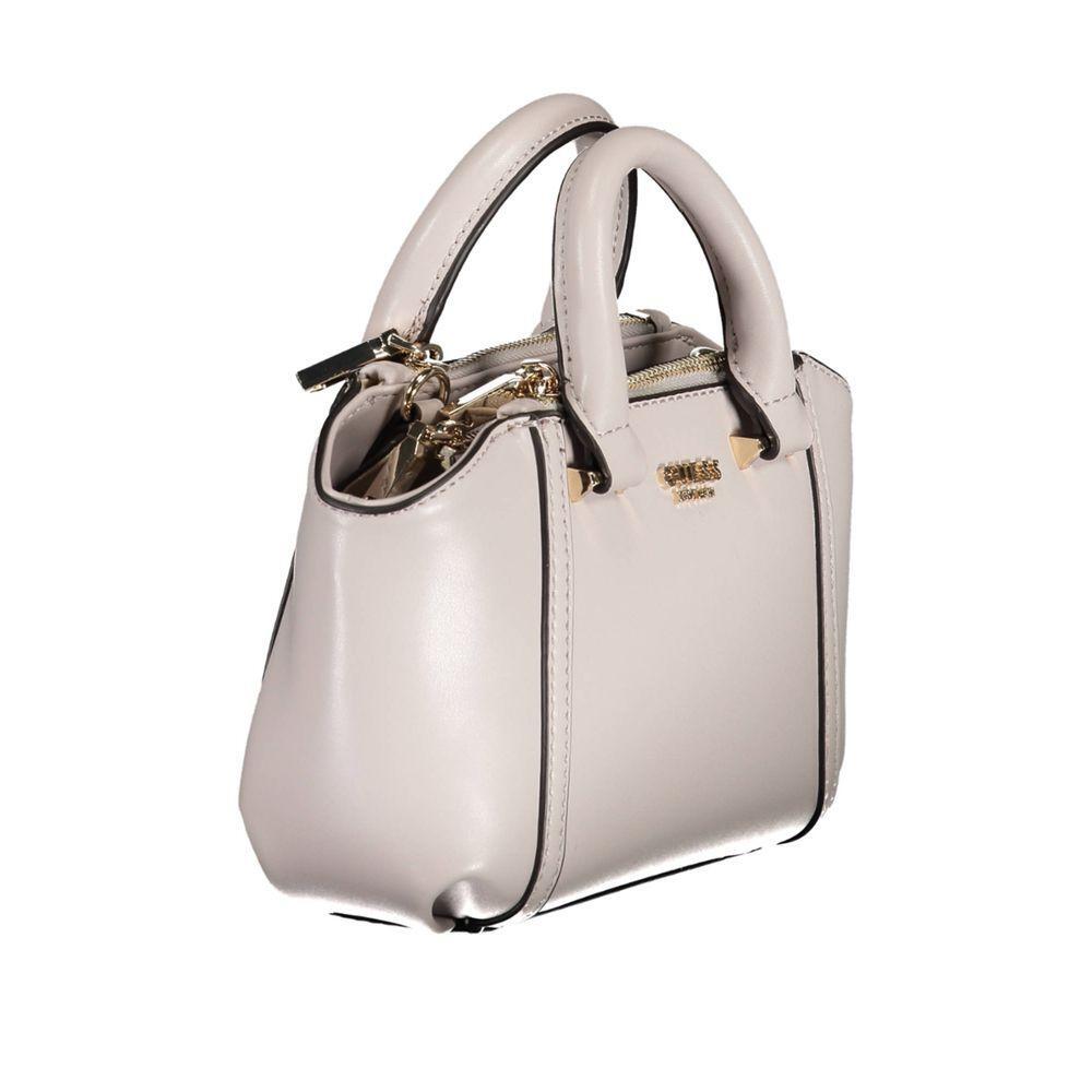 Front view with bag zipped and handles upright.