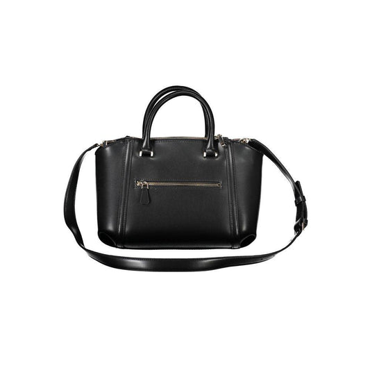 Guess Jeans Black Polyethylene Handbag GU-18481