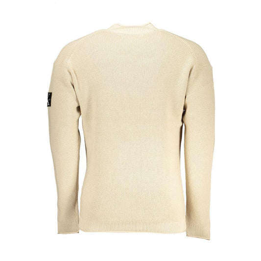 Calvin Klein Beige Cotton Sweater CA-25467-S