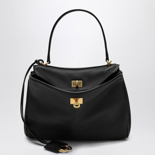 Balenciaga Smooth black calfskin Small Rodeo bag