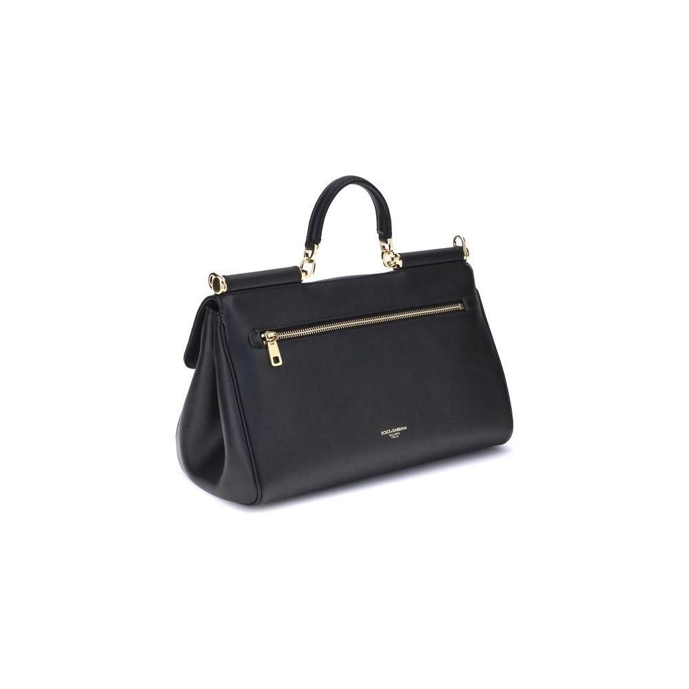 Front view with bag zipped and handles upright.