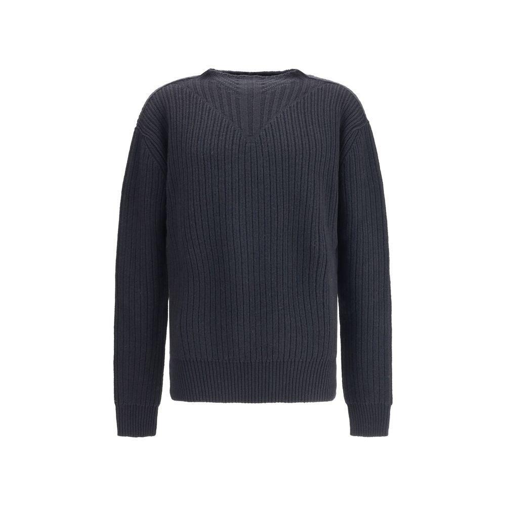 Rick Owens Ribbed Sweater RI-RU02E1649KWV09-L