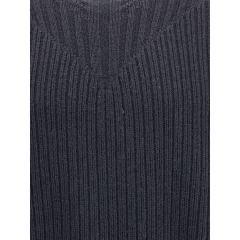 Rick Owens Ribbed Sweater RI-RU02E1649KWV09-L