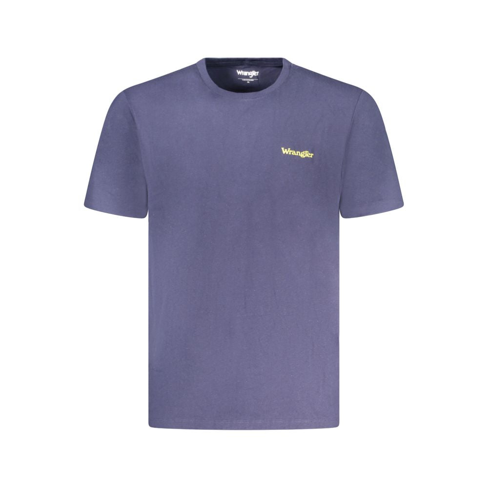 Wrangler Blue Cotton Men's T-Shirt