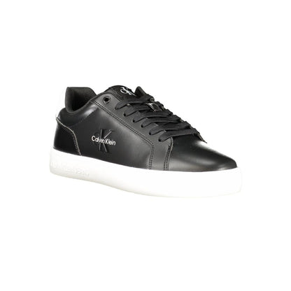 Calvin Klein Black Polyurethane Men Sneaker