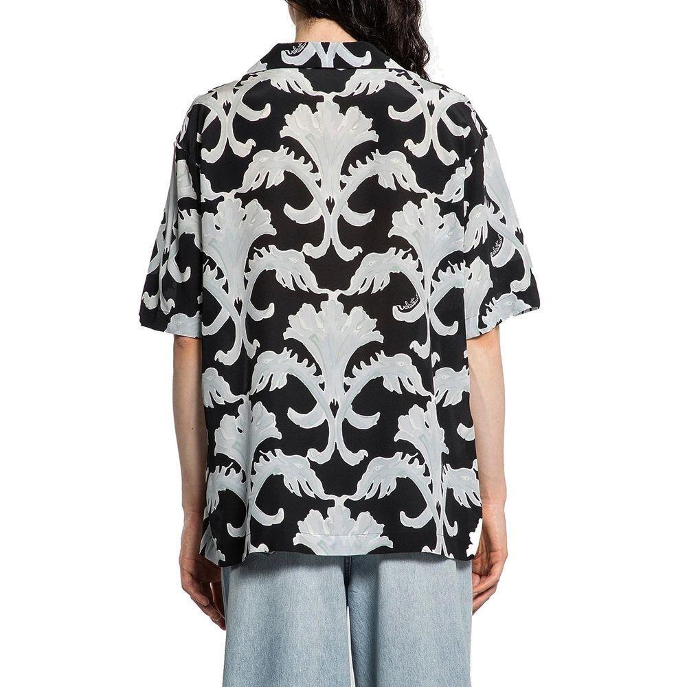 Valentino Garavani Metamorphos Wall Print Bowling Shirt VA-8780399378644-IT52 | XL