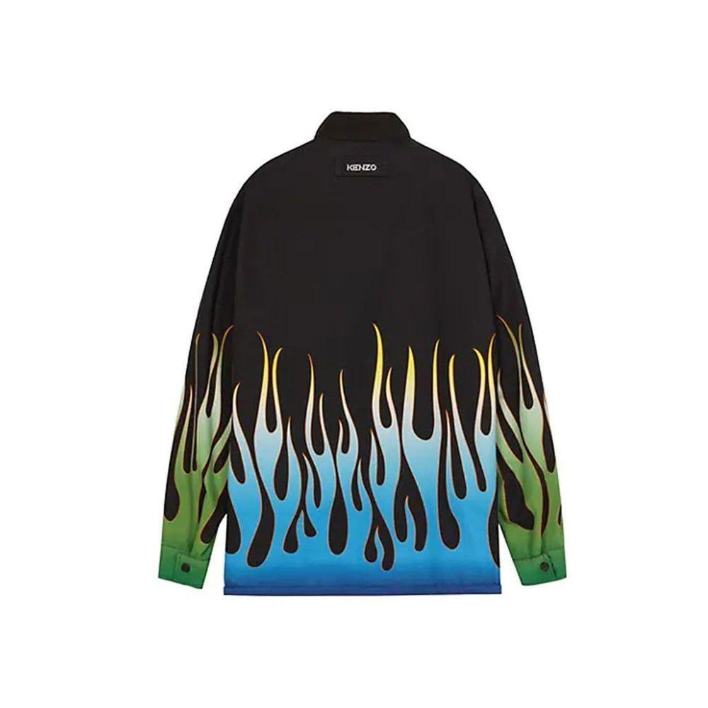 Kenzo Flame Print Reversible Jacket KE-8736445989076-L