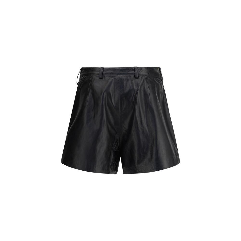 R13 Leather Shorts