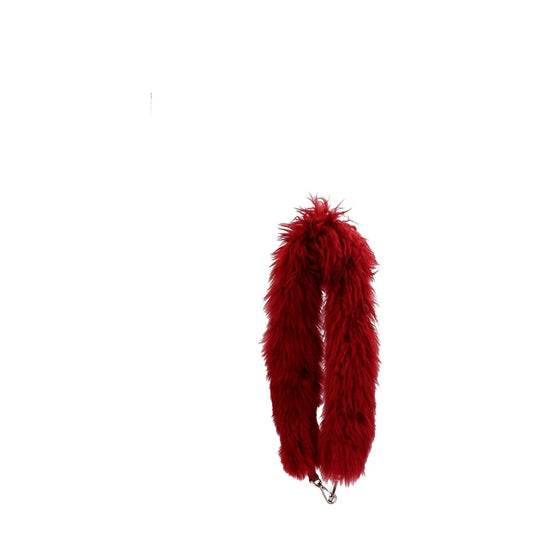 Fendi Red Leather Shoulder Bags