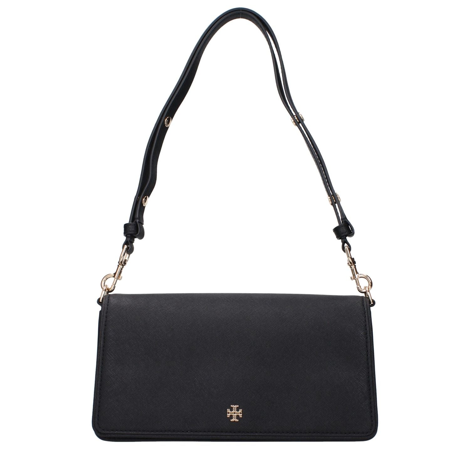Tory Burch Black Leather Shoulder Bag