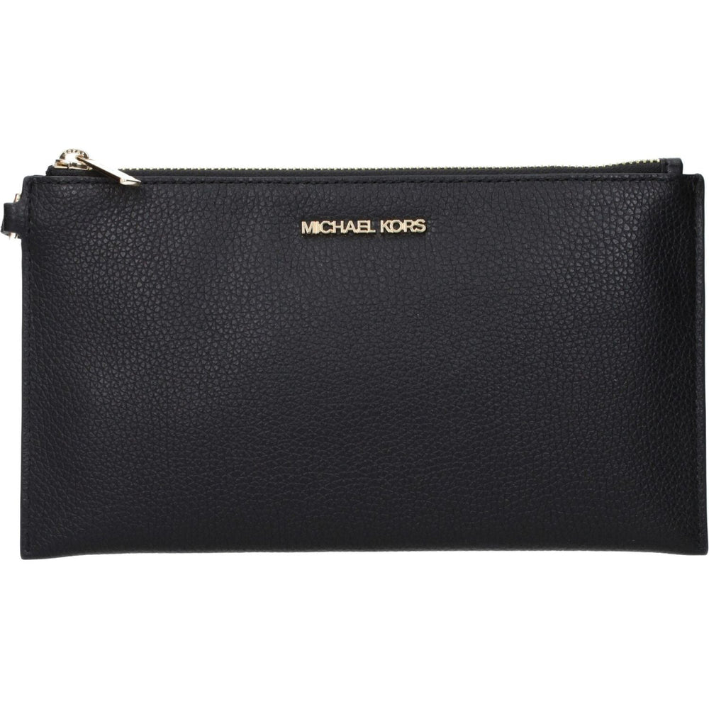 Michael Kors Black Leather Clutch Bags MI15132913893641BT