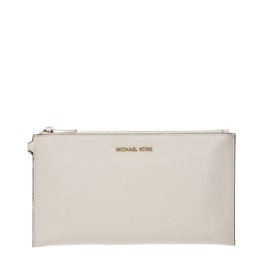 Michael Kors Beige Leather Clutch Bags