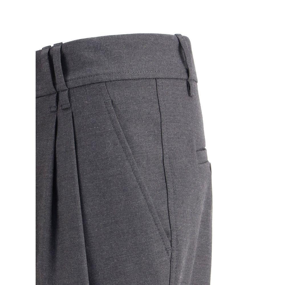 Brunello Cucinelli Virgin wool Pants BR-MG912P9029C870-IT42 | L