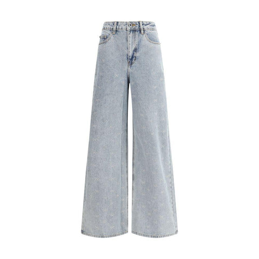 Self-Portrait Bow Diamond Jeans SE-PF25832PBLBLUE-27