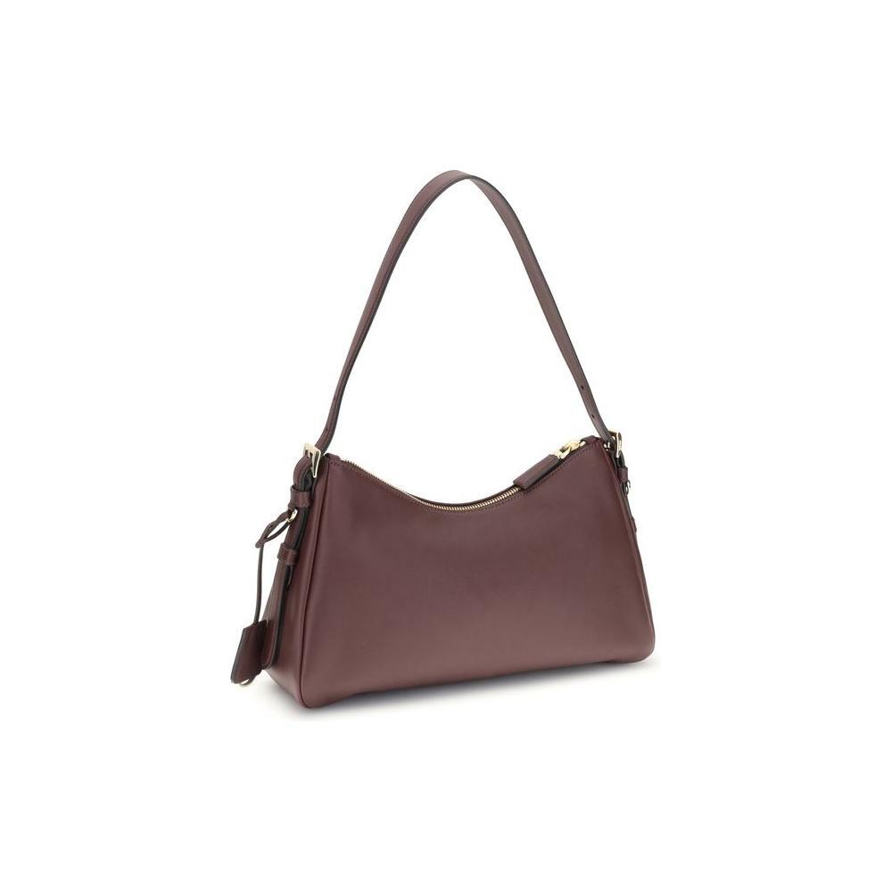 Front view with bag zipped and handles upright.