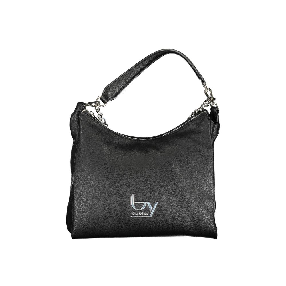 BYBLOS Black Polyurethane Women Handbag