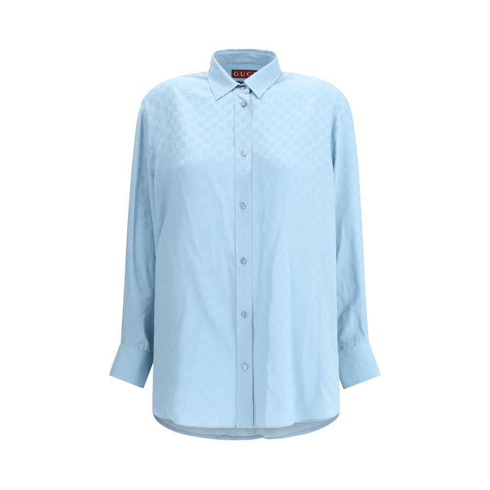 Gucci GG Supreme print silk Shirt GU-837168Z7ATQ4141-IT40 | M