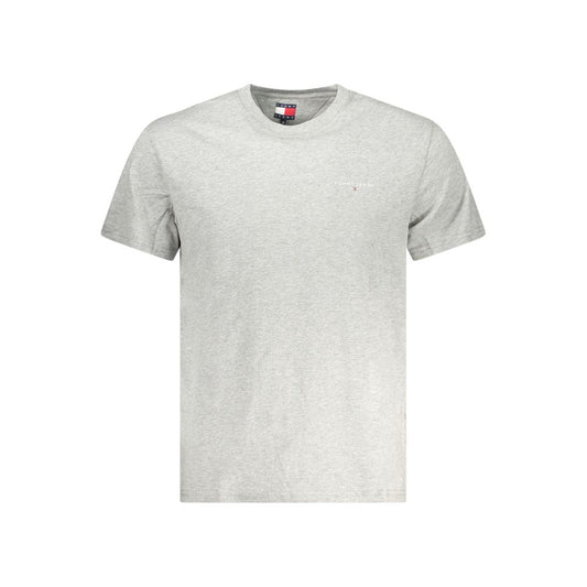 Tommy Hilfiger Grigio Cotton Men T-Shirt
