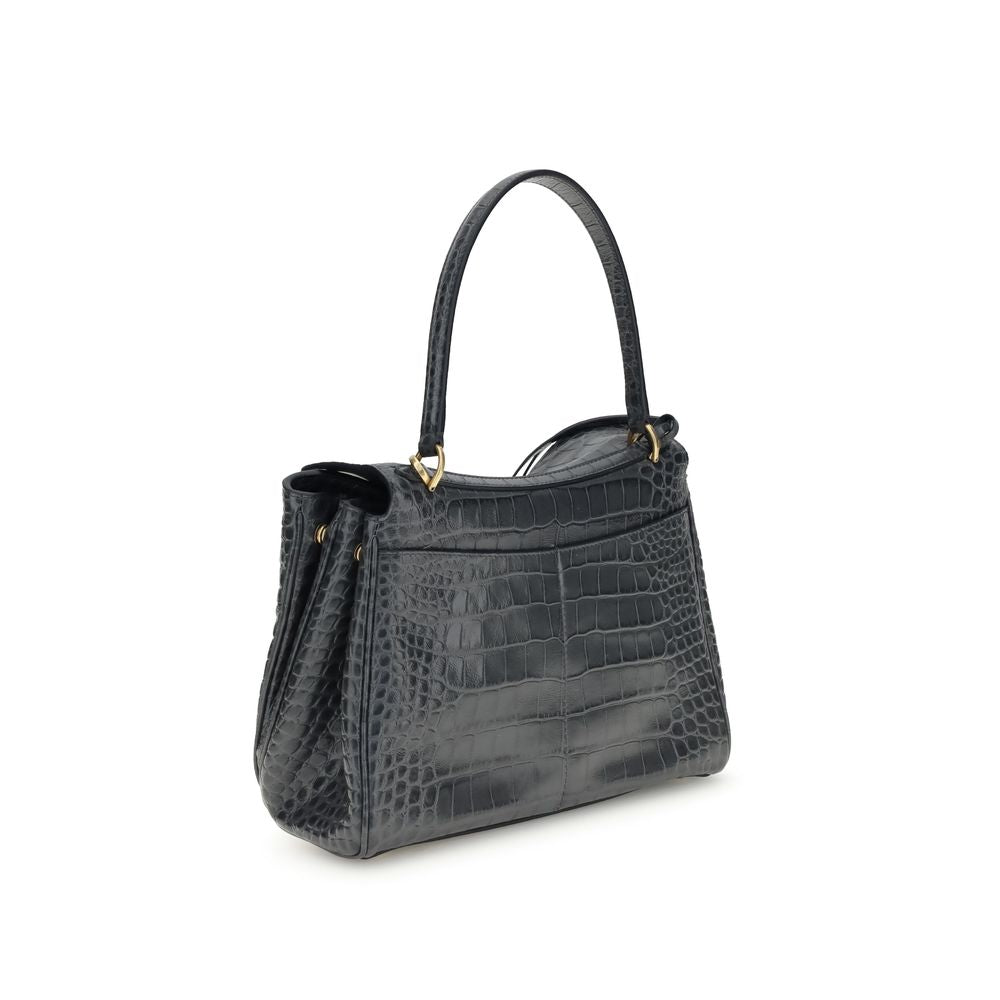 Balenciaga Rodeo Shoulder Bag in crocodile-print leather BA7897792AA5L1251BB