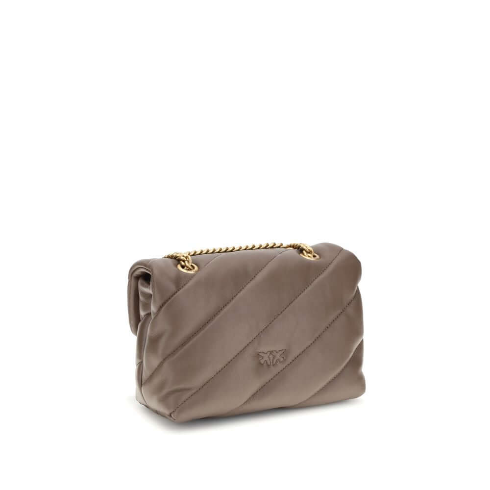 Front view with bag zipped and handles upright.
