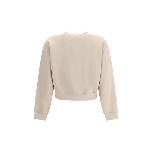 Maison Kitsuné Lady Fox crop Sweatshirt MA-PW00318KM03410303-L