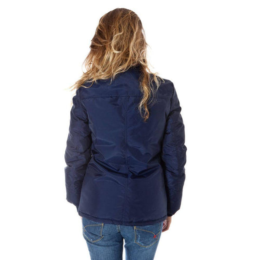 ENRICO COVERI Blue Nylon Jackets & Coat EN-1817-42