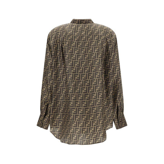 Fendi Twill Shirt FE-FS8107A8G3F118W-IT38 | S