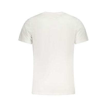 Tommy Hilfiger White Cotton Men's T-Shirt
