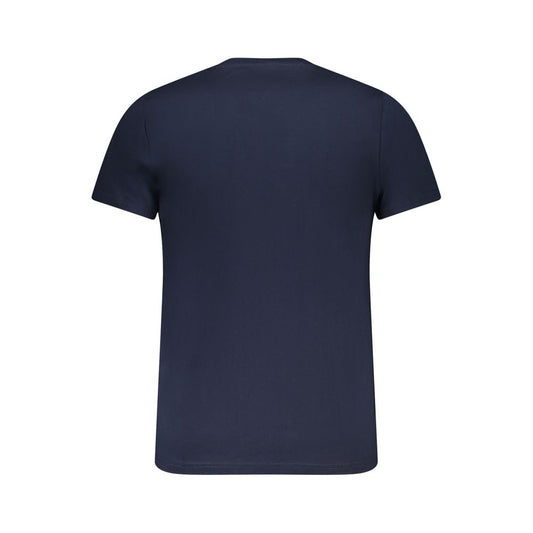 Tommy Hilfiger Blue Cotton Men T-Shirt TO-39479-S