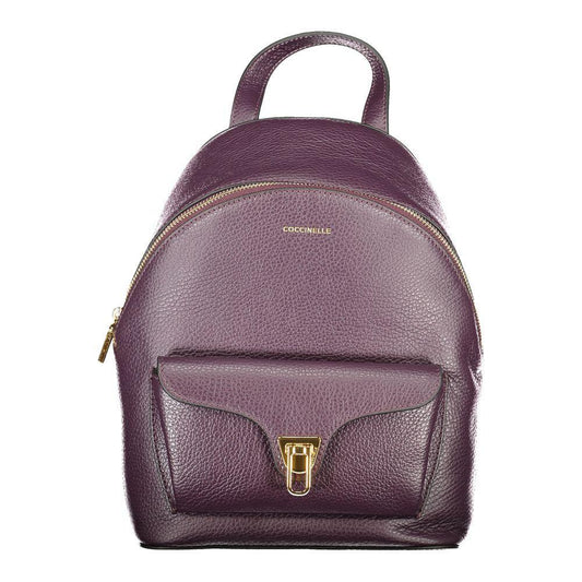 Coccinelle Purple Leather Women Backpack CO-39485
