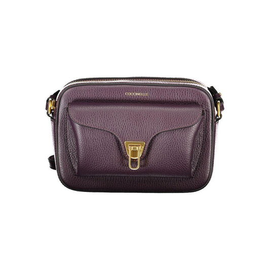 Coccinelle Purple Leather Women Handbag CO-39541