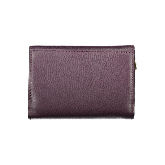 Coccinelle Purple Leather Women Wallet CO-39556