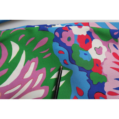 Dolce & Gabbana Multicolor Floral Printed Tunic Blouse Top
