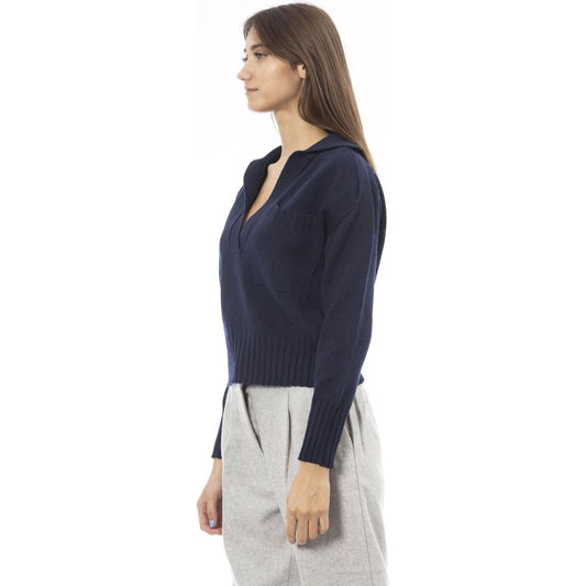 Alpha Studio Sweaters Sweaters Alpha Studio Light Gray