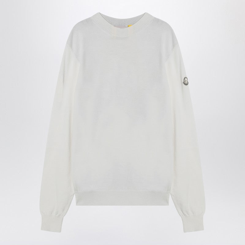 Moncler x Mercedes-Benz by Nigo White jumper with logo print