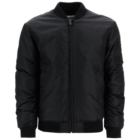 Moschino "bomber jacket with time Jackets Moschino Black