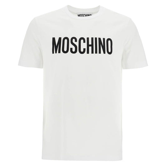 Moschino t-shirt with logo print Topwear Moschino Beige