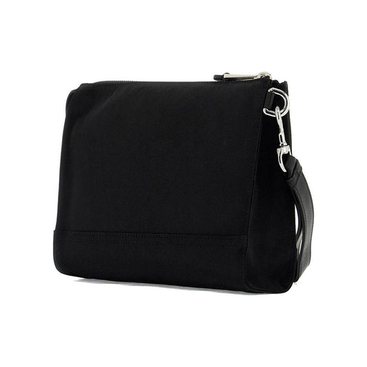 Moschino nylon logo pouch with zip Business & travel bags Moschino Black