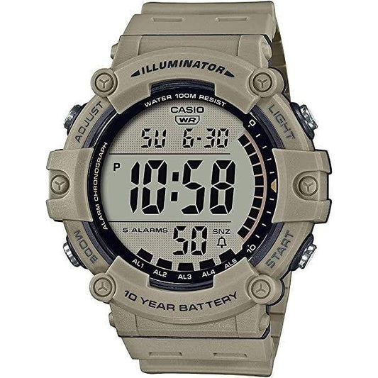 CASIO SPORT Mod. ILLUMINATOR WORLDTIME 10 YEARS BATTERY WATCHES CASIO COLLECTION & VINTAGE Light Slate Gray