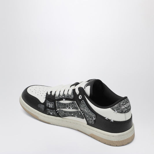 AMIRI Sneaker Bandana Skel Top Low black/white AMFOSR1140LE/R_AMIRI-001_600