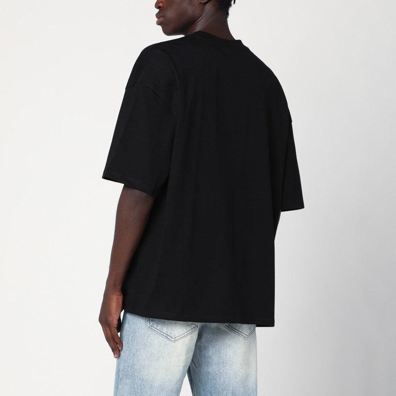 AMIRI Black cotton T-shirt with logo patch AMJYTE1233CO/R_AMIRI-001_323