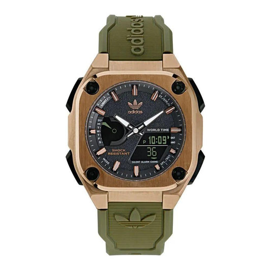 Adidas Adidas Green Synthetic Watch ADAOFH23502AC 1728,Adidas,Green,Men,New with tags,Watches for Men - Watches