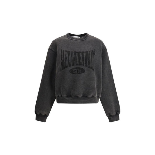 Alexander Wang Alexander Wang Graphic Sweatshirt 1728,72470364320,Alexander Wang,Black,Clothing,M,New with tags,S,Sweaters - Women - Clothing,Women,Women - Clothing AL-4CC2251539020A-M
