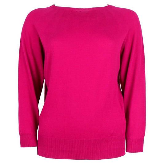 Alpha Studio Alpha Studio Fuchsia Cotton Sweater AL-12970-IT38|XS 1728,67346170016,Alpha Studio,Fuchsia,IT38|XS,IT40|S,IT42|M,IT44|L,IT46 | L,New with tags,Sweaters - Women - Clothing,Women