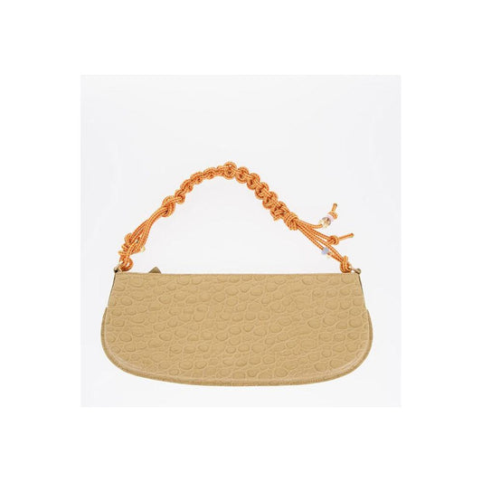 BY FAR BY FAR Crocodile-patterned RACHEL Bag with Rope Handle BYP601202GD 1728,74866327712,Bags,BY FAR,New with tags,Shoulder Bags - Women - Bags,Women,Women - Bags,Yellow