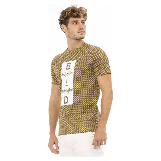 Baldinini Trend Baldinini Trend Yellow Cotton Men T-Shirt BA-23705-M 1728,67345744032,Baldinini Trend,M,Men,New with tags,T-Shirts - Men - Clothing,Yellow