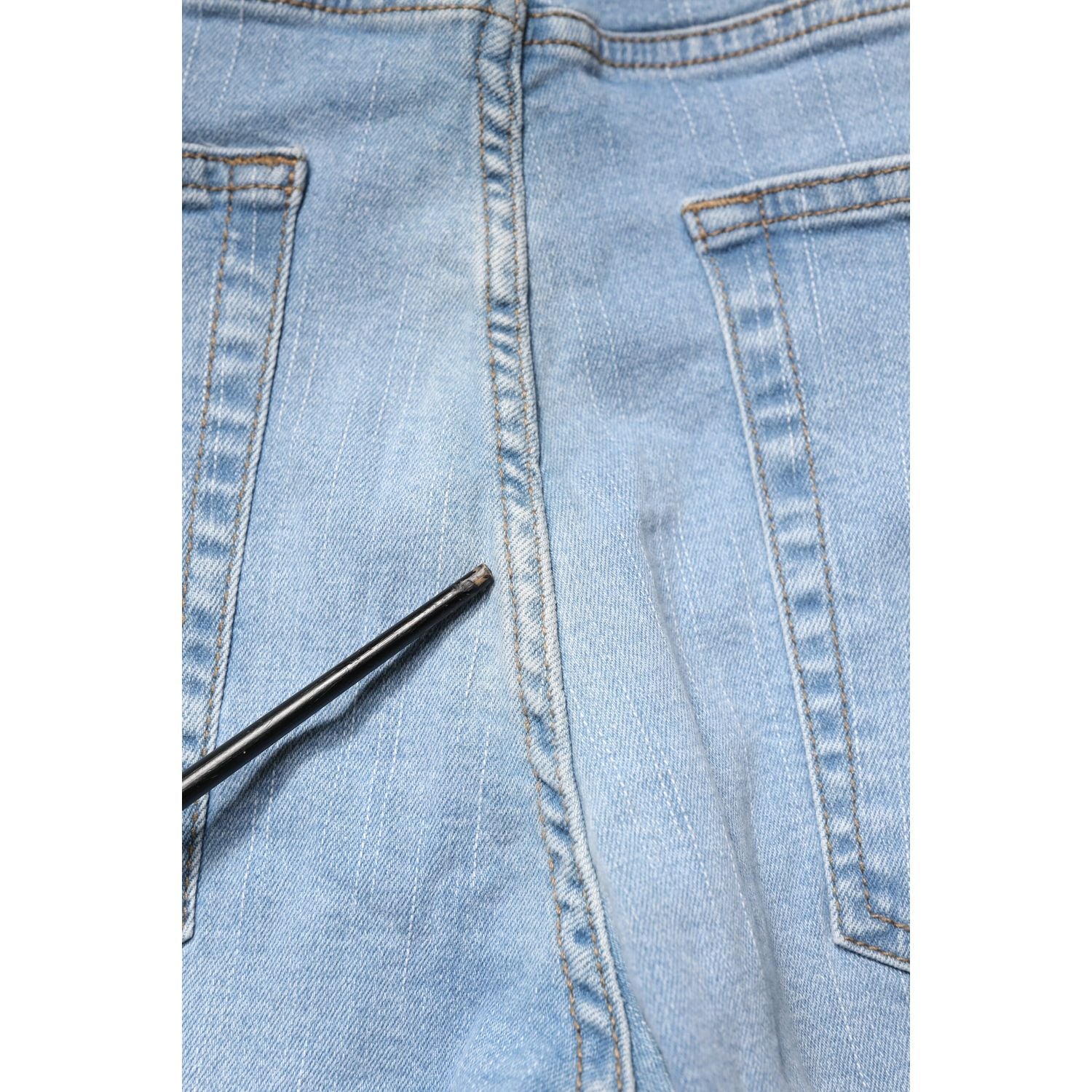 Blend Light Blue Twister Mid Waist Skinny Fit Men Denim Jeans