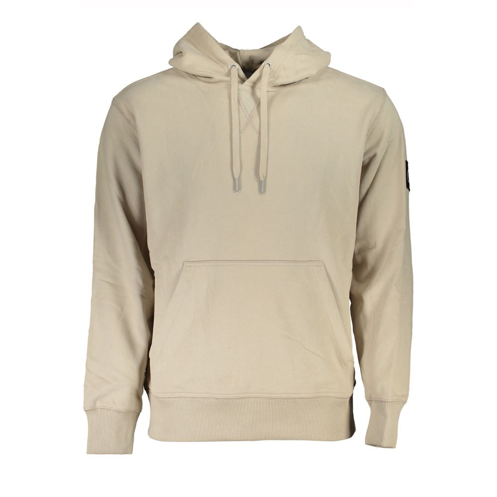 Calvin Klein Beige Cotton Men's Sweatshirt