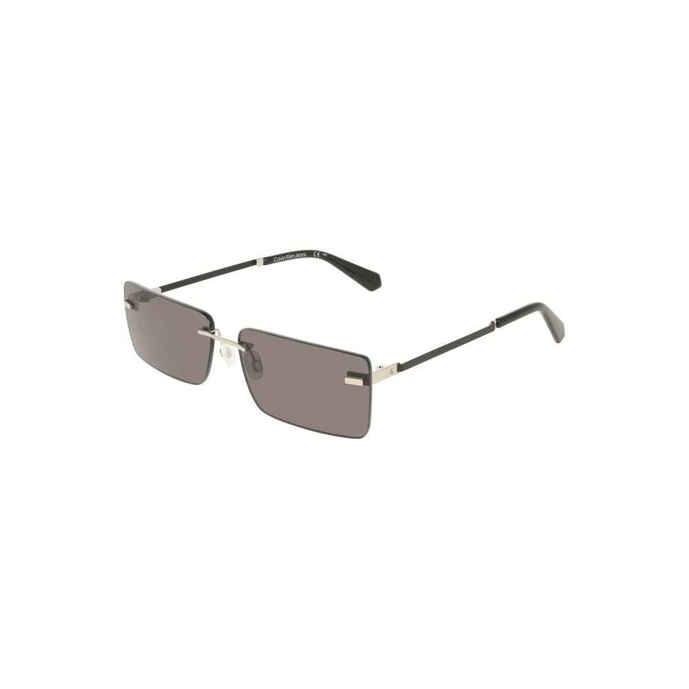 Calvin Klein Black Metal Women Sunglass