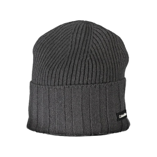 Calvin Klein Calvin Klein Elegant Contrast Detail Gray Hat CA-27465 1728,67403481248,Calvin Klein,Gray,Hats & Caps - Men - Accessories,Men,New with tags